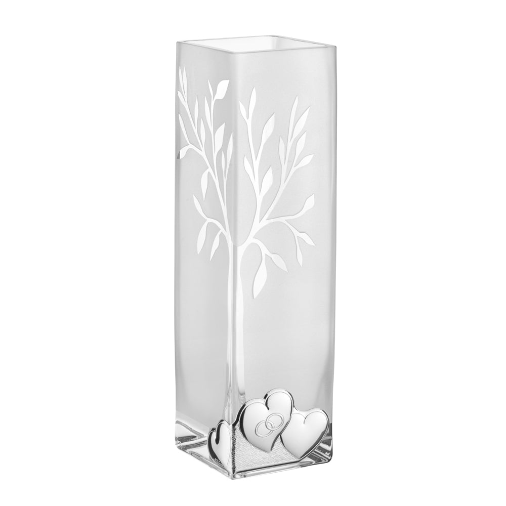 Vase - Herzen Hochzeit