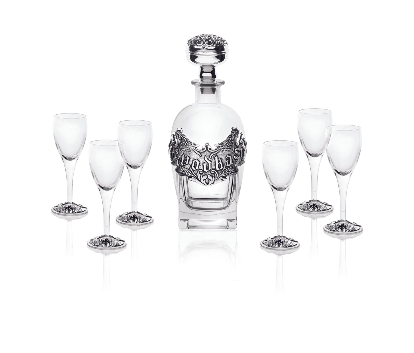 6-pcs set Vodka CONIC bottle Gift Box