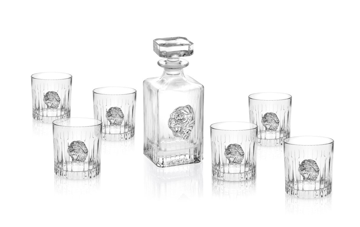 SET 6 WHISKY + BOT. TIMELESS "TIGER"