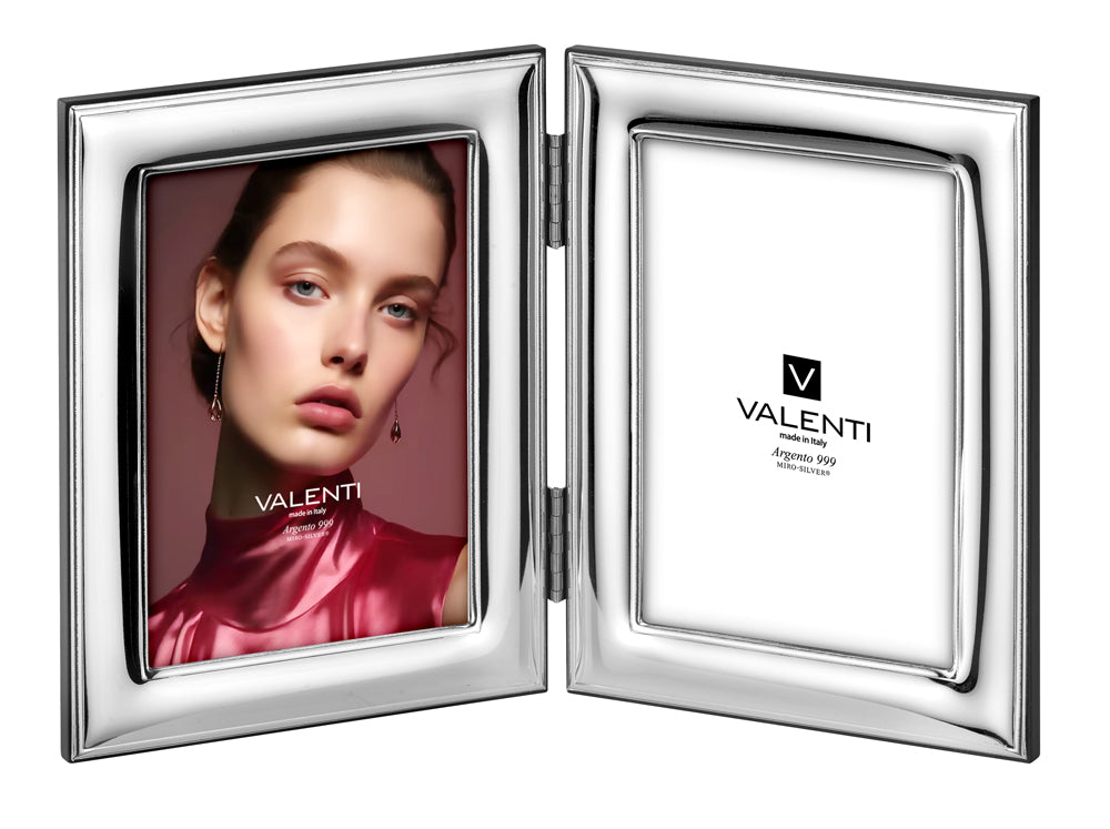 Double Shiny Photo Frame - wood back