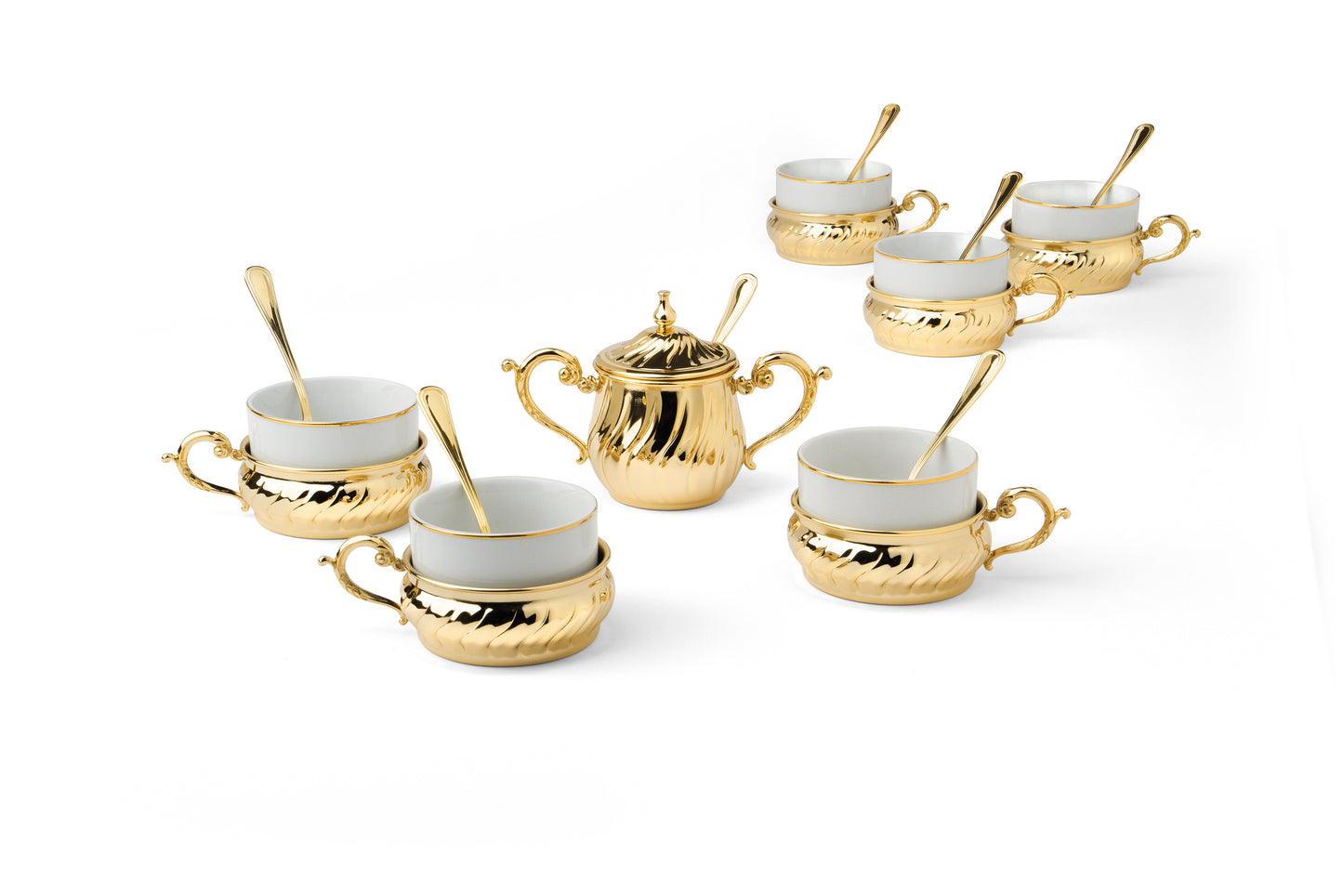 6-pcs TEA TORCIGLIONE G/p