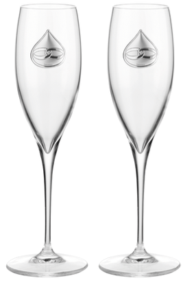 SET/2 WEDDING RING GLASSES