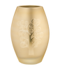 Kristallvase mit Lebensbaum-Motiv