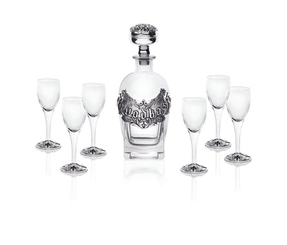 6er Set Vodka CONIC Flaschen Geschenkbox