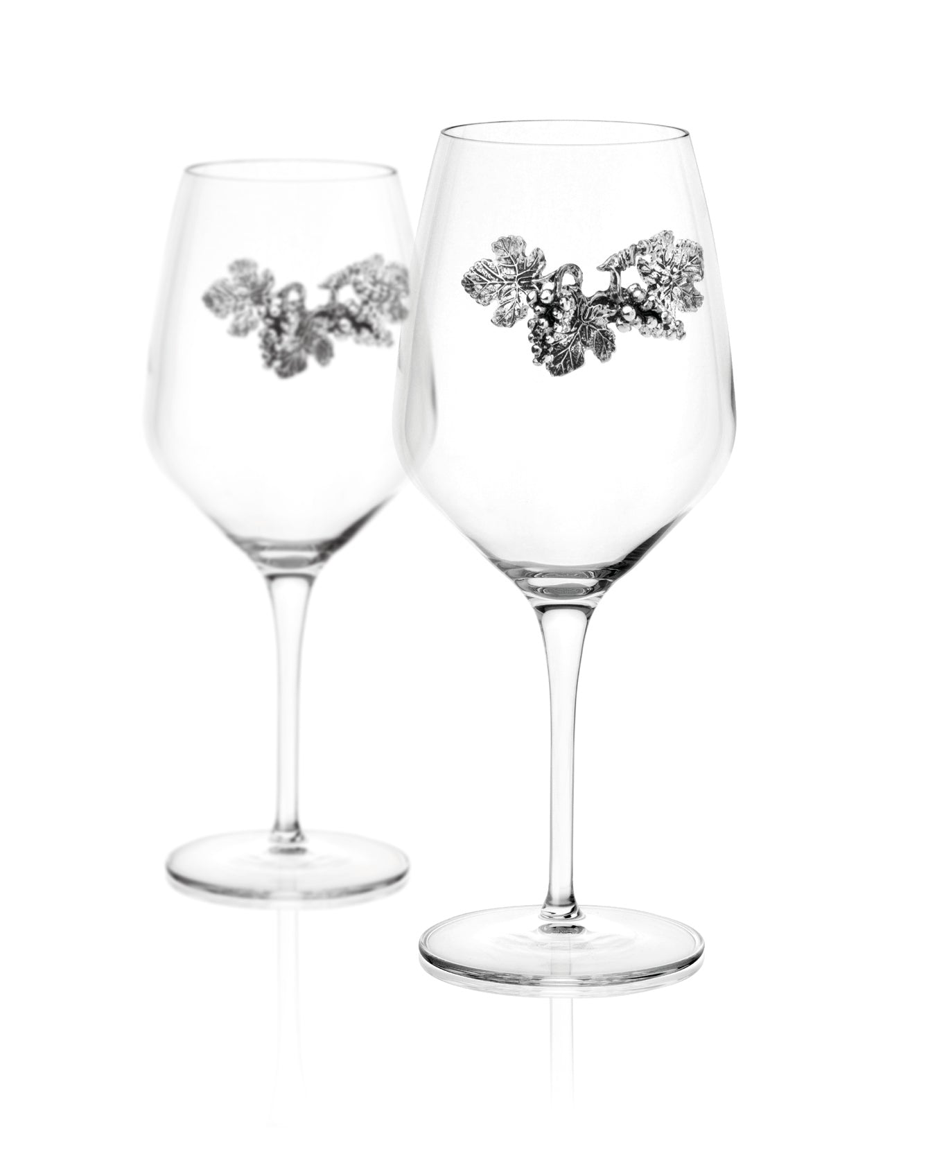 SET 6 WINE GLASSES  UVA BLACK
