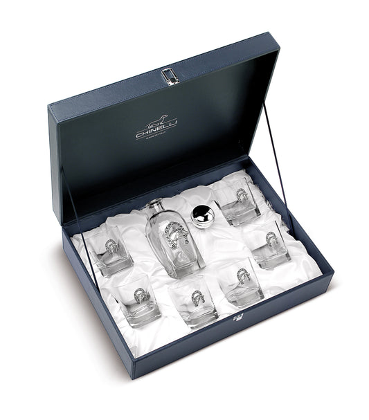 SET 6 Whisky ROSSINI LUCKY 2014 w/ Bottle