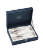 Luxus Hochzeits-Champagnergläser-Set mit Kristallringen