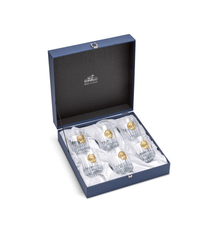 SET 6 WHISKY TIMELESS "TIGER" G/p