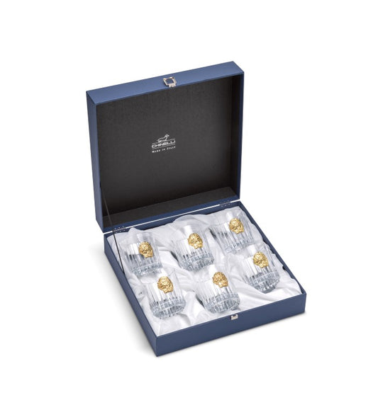SET 6 WHISKY TIMELESS "TIGER" G/p