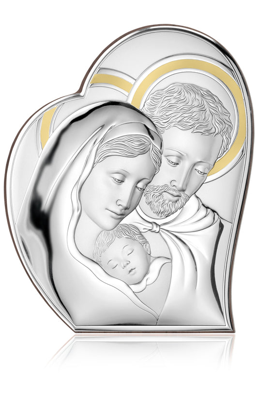 Heiliges Paneel - Heilige Familie - Holzrückwand