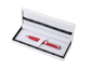 Sovrani Kugelschreiber Rot – Eleganter Schreibstift mit versilberten Details