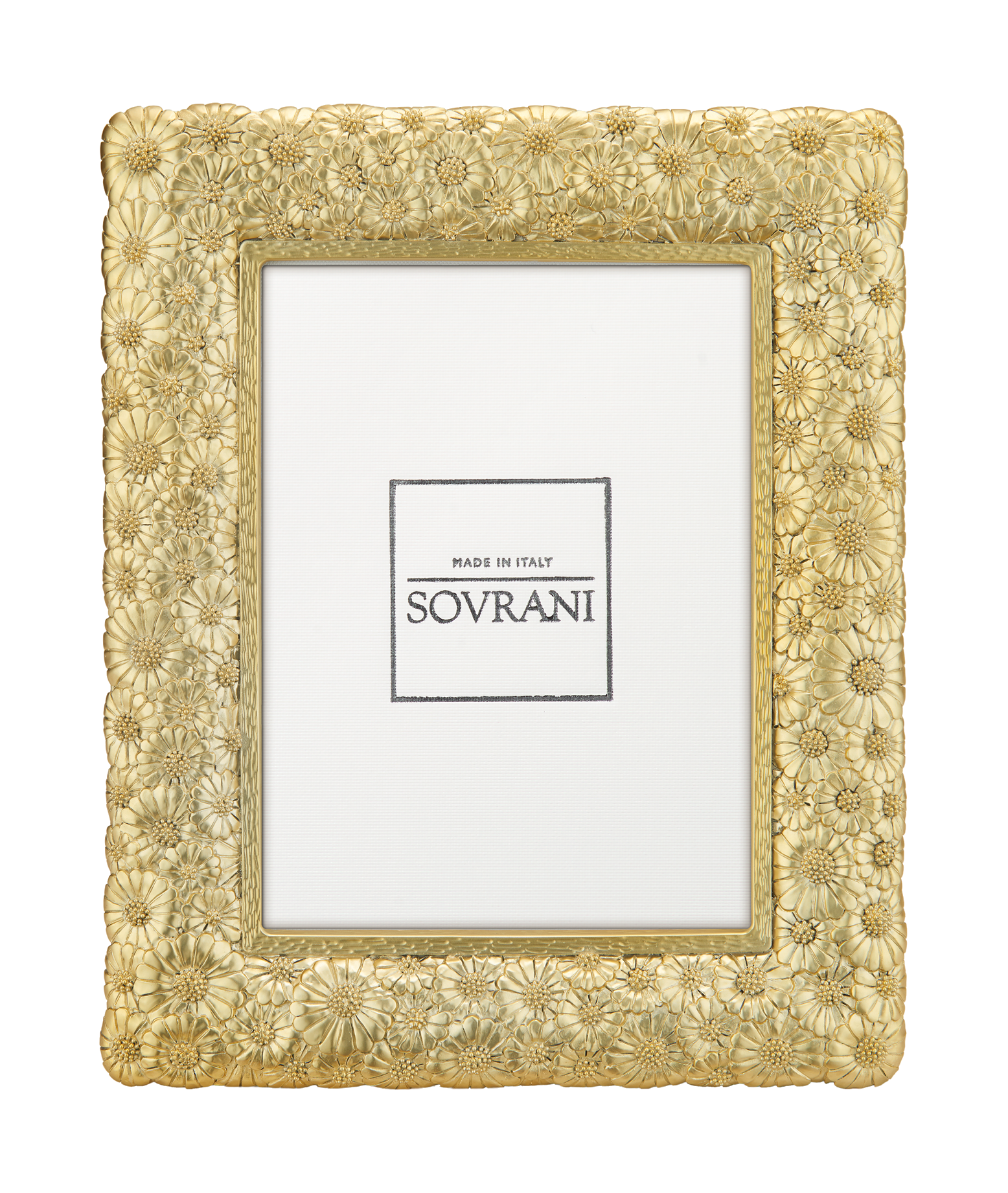 Sovrani R 520 ORO gold Italian floral photo frame for 15x20 cm photo with decorative relief design